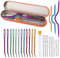 Bent Tapestry Needles, Large-Eye Blunt Needles, Darning Needles, Yarn Needles for Crocheting with Storage Box, Cable Needles, Hand Sewing Needles for Crochet Projects