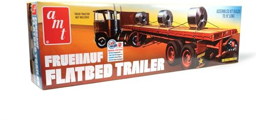AMT Round2 591399-1/25 Fruehauf Flatbed Trailer - Maßstab 1:25