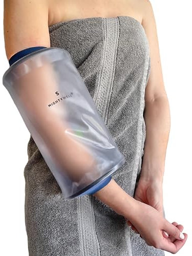 Mighty Well H2O Shield PICC Line - Copertura per doccia, riutilizzabile, impermeabile, PICC, colore: oceano, S/M