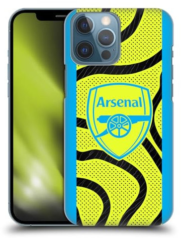 Head Case Designs Officially Licensed Arsenal FC Away 2023/24 Crest Kit Hard Back Case Compatible With Apple iPhone 13 Pro Max