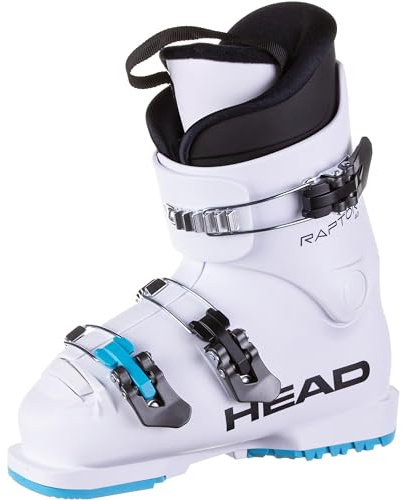 HEAD Kinder Skischuhe Raptor 40 White 22 1/2 | Kinder; Farbe Weiß; Größe 22,5 CM; für alpinen Wintersport auf der Piste