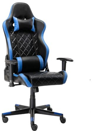 Eric's Gaming & Office Chair - High Performance Computer & Gaming Chair With Lumbar Support and Headrest, Ergonomic Recliner