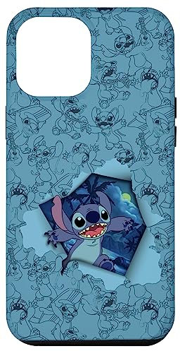Hülle für iPhone 13 Pro Max Disney Lilo & Stitch Tropical Breakout mit Engel