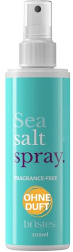 Bristes Sea Salt Spray Hair Men - Salzspray für Haare ohne Parfum - 200 ml Salzwasserspray Made in Germany - Für tolle Beach Waves und als Pre-Styling für mehr Volumen