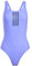 adidas Costume da Bagno Femminile 3 Strisce V-Back 34, Blu Cobalto/Blu Scuro, 40