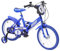 Baroni Toys Blaues Kinderfahrrad mit Stützrädern, Sportfahrrad für Kinder von 4 bis 7 Jahren, Größe 16 Zoll