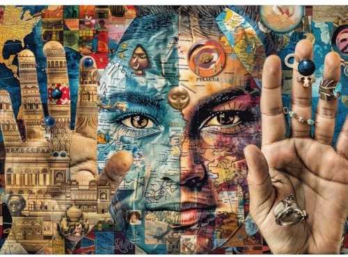 HUADADA Jigsaw Puzzles 1000 Pieces for Adults jigsaw puzzles for adults 1000 Piece Puzzle Educational Games-Creative and Artistic