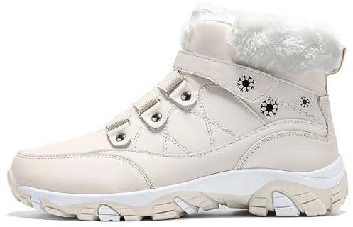 VITIKE Damen Winterschuhe Warm Gefüttert Schneestiefel Herbst Outdoor Boots Winterstiefel
