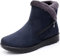 Hsyooes Stivaletti Invernali Donna Stivali da Neve Caldo Foderato Pelliccia Comodi Stivali alla Caviglia,Blu,Produttore 260/EU41