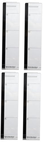Lurrose 4stücke Monitor Memo Boards Klare Haftnotiz- Für Büro Home-office Einfach Anzubringen Organisiert Ihre Notizen Transparent Und Lösung Für Bildschirmrand