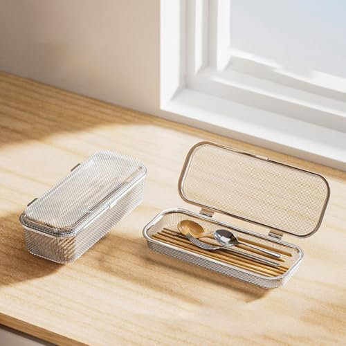 Dishwasher Basket, For Small Items Stainless Steel Dishwasher Storage Basket, For Dishwashe Convenient For Sorting In Dishwasher(L)