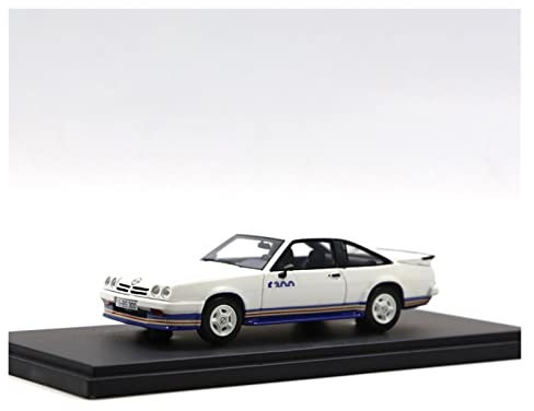CHENXIAOLAN Miniaturmodelle Für OPEL Manta B I200 1985 1 43 Harz Automodell Weiß Erwachsene Klassische Sammlung Geschenkdisplay Fertigmodell
