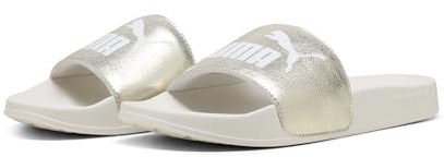 PUMA Damen Leadcat 2.0 Metallic Whisper Sandalen 43, Gold White Warm