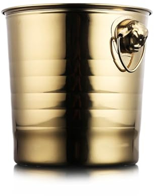 Feuerschalen für Den Garten, Gartenkamin, Feuertonne, Tischfeuer Outdoor, Metallfass, Feuerstelle, GartenkäFig, GartenabfäLle für MüLl, Laubverbrennung(Gold,19cm/7in)