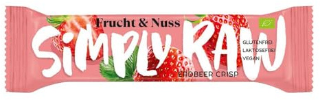 Simply Raw Frucht & Nuss Erdbeer Crisp, 40g