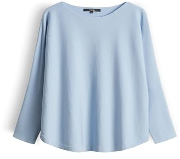 someday Feinstrickpullover Damen | Oversized Passform, Ovale Form, Cape-Stil