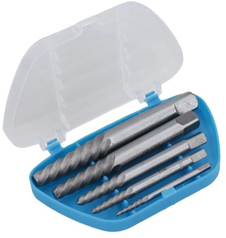 Damaged Bolt Screw Stud Extractor Remover Easy Out Broken Set 5pc 4-11mm