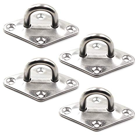 SeeRaphee Anclaje para Montaje en Pared de Techo Ancla Resistente Acero Inoxidable 304 5/16 8mm (4 Pezzi)