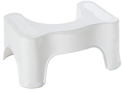 WENKO Toilettenhocker Secura Toilettenhilfe zur einfachen Darmentleerung Weiß