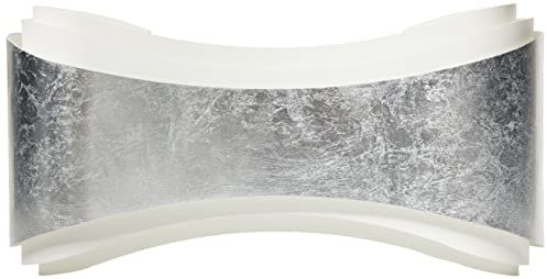 Selene illuminazione Applique, Metal, 22 W, Silver Leaf