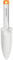 Fiskars Trapiantatore per piantare e trapiantare, Lunghezza: 29,1 cm, Bianco/Arancione, FiberComp/Acciaio di qualità, Light, 1027033
