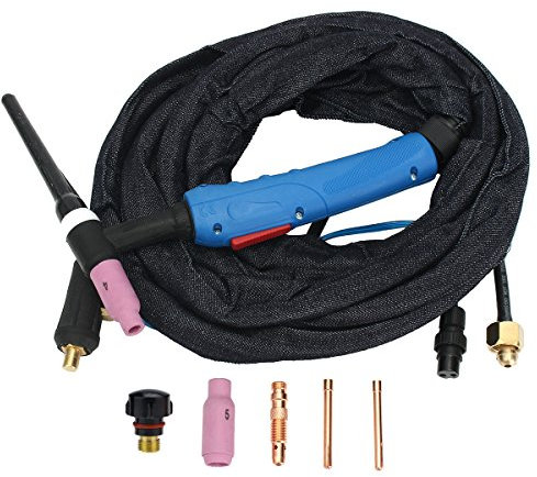 TuToy Wp-17F 12Foot Air-Cool Wig-Schweißbrenner-Kit Komplette Spannzange mit flexiblem Kopf