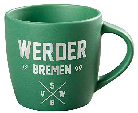 Werder Bremen SVW Tasse Metallic grün