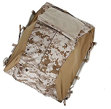 TMC 3189 Taktische Weste Tasche Rückenteil Form Weste Reißverschluss Tasche für 16-19AVS JPC2.0 CPC