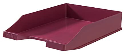 HAN Briefablage KLASSIK KARMA, 10 STÜCK, umweltfreundliche Briefablage aus 80-100prozent Recyclingmaterial, für Unterlagen bis Format A4/C4, 10278-17, öko-rot