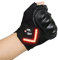 XINJIABAO Halbfinger-Radhandschuhe Outdoor Sports Radfahren LED Blinker Handschuhe Mountainbike Fahrrad Kurzfingerhandschuhe Halbfingerhandschuhe (Color : Black, Size : XL)