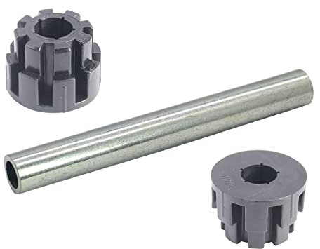 SECURA Radachse + 2x Lager für Stützrad kompatibel mit Stiga Park Combi 105 Electric Quick Flip Mähdeck