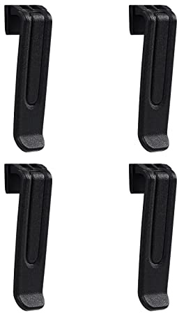 Retevis RT68 Walkie Talkie Belt Clips,Belt Clip Only for Retevis RT68 2 Way Radios(4 Pack)