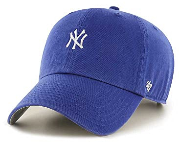 47Brand New York Yankees Blue Base Runner Clean up Strapback Cap