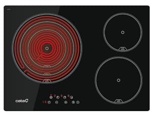 Cata | Placa de inducción | Modelo TT 5003/G | 3 Zonas de Cocción | Placa con 9 Niveles de Potencia Regulables + Booster | Ancho de 59cm | Acabado en Color Negro