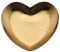 JEOPKO Small Trinket Tray, 9.1cmx8.7cm golden Heart Shaped Jewellery Dish Plate Stainless Steel Decorative Tray Earrings Rings Bracelet Dish Dresser Decor.…