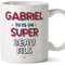 Mugffins Tasses Personnalisables pour BEAU-FILS/GENDRE - En Français - Cadeau Personalisé- Tu es Super - 11 oz / 330 ml