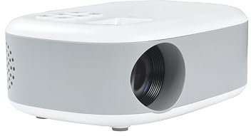 STRONG - Mini Proyector de Vídeo N1 - Resolución HD 720p Compatible con Full HD 1080p - 120 ANSI Lúmenes - Distancia de proyección 0,9 a 6,2 m - Conectividad HDMI/USB/AV + Salida de Audio - Blanco