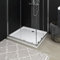 Tidyard Piatto Doccia in ABS Rettangolare Bianco 80x90 cm
