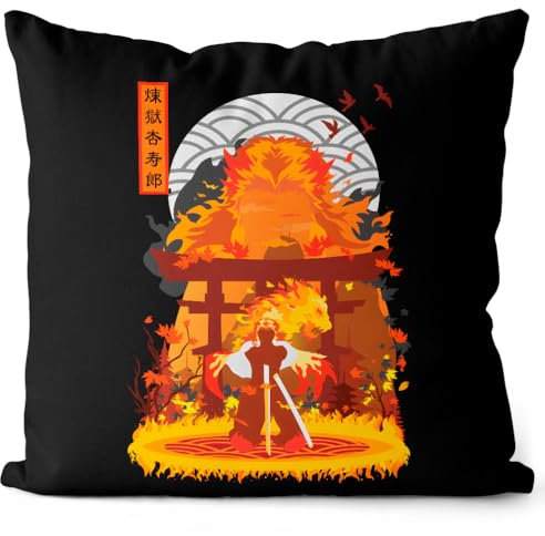 style3 Eternal Rengoku Kissen mit Füllung 40cm Baumwolle Demon Anime Japan Manga