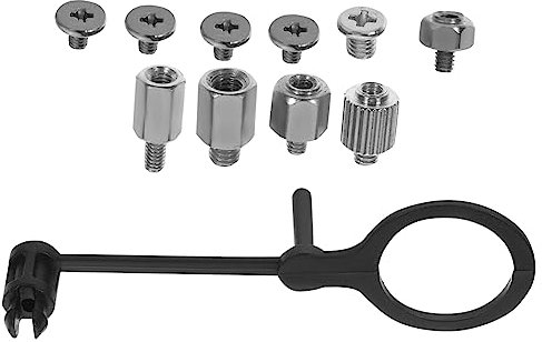 HEMOTON Solides Schraubenset – 2 2-zoll-ssd-montageset Für Spielekonsole Laptop Und Desktop-pc – Mutter Und Schraube Für Die 2-ssd-montage Mit Kühlkörper