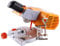 Mini Cut Off Machine, 90W Saw Chop Saw Plastic Metal Carbon Arrow Cutter Bench Saw Adjustable Max 45° for Cutting Brass, Steel, Wood