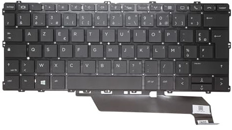 Clavier FRANÇAIS AZERTY pour HP ELITEBOOK X360 1030 G2 / 1030 G3 / 1030 G4 - L10860-051 L05085-051 + rétro-éclairage