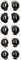 kwmobile Earbud Hooks Compatible with Samsung Galaxy Buds FE - Set of 5x Earphone Holders for Running - Multicolor