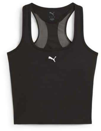 PUMA Unisex W CLOUDSPUN MESH 2in1 Tank Panzer, PUMA Black, XS