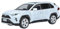 Druckgussfahrzeuge Motorfahrzeuge 1:24 for Toyota RAV4 SUV Maßstab Druckguss Fahrzeug Finish Zinklegierung Auto Modell Sammlung Display Fertiges Modellauto (Size : White)