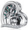 Qings Charm Familia Árboles Plata de Ley 925, Árboles Abalorios Colgante Compatible con Europeo Pulsera Collar, Árbol de la Vida Bracciale Charms de Para Niña Mujer