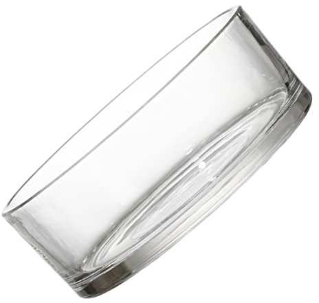 Runde Glasvase für Blumen und Fische, Transparentes Gefäß