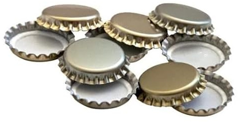 Korken zum Abfüllen von Wein, Bier, Handwerk, Sekt und Wein, 100, Kronkorken 26 mm