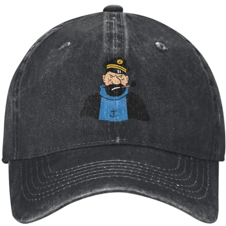 Lustige Kapitän Haddock Baseballkappe Cartoon Outdoor Sport Ganze Trucker Papa Hut Unisex Teenager Casual Sonnenschirm Snapback Cap Outdoor Freizeitgeschenk
