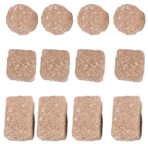 Ieron 12pcs Mini Haystack Decorations Miniature Haystacks Scene Haystack Decorations Bale Decorations For Desktop Miniature Decorations Yard Scene Decorations